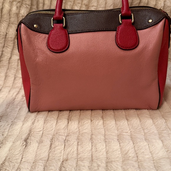 Coach Pink and Red Satchel - Picture 8 of 9
